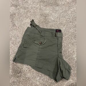torrid Olive Green Utility Shorts